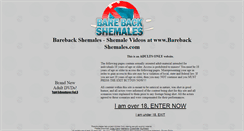 Desktop Screenshot of barebackshemales.com